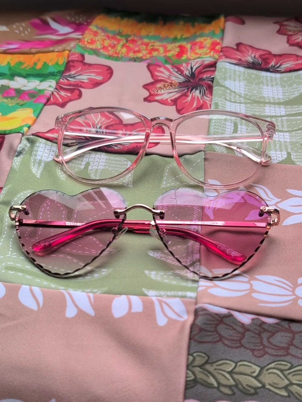 Cali Blue Heart Shaped Glasses 🕶️😎🤓